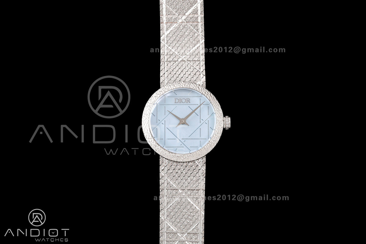 LA D DE DIOR SS 8848F 1:1 Best Edition Blue Dial on Bracelet Quartz